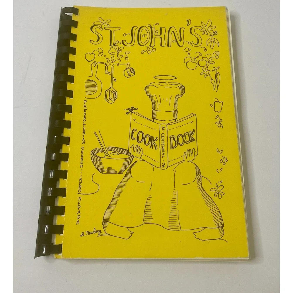 St John's‎ Presbyterian Church Reno Nevada Cookbook Vintage Recipes 1970s